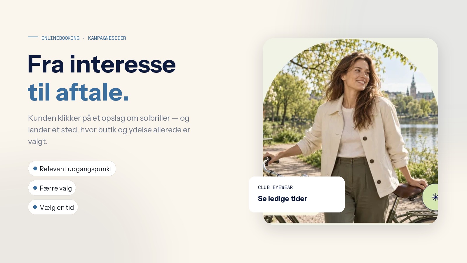 Fra interesse til aftale: Gør det nemt for dine kunder at booke